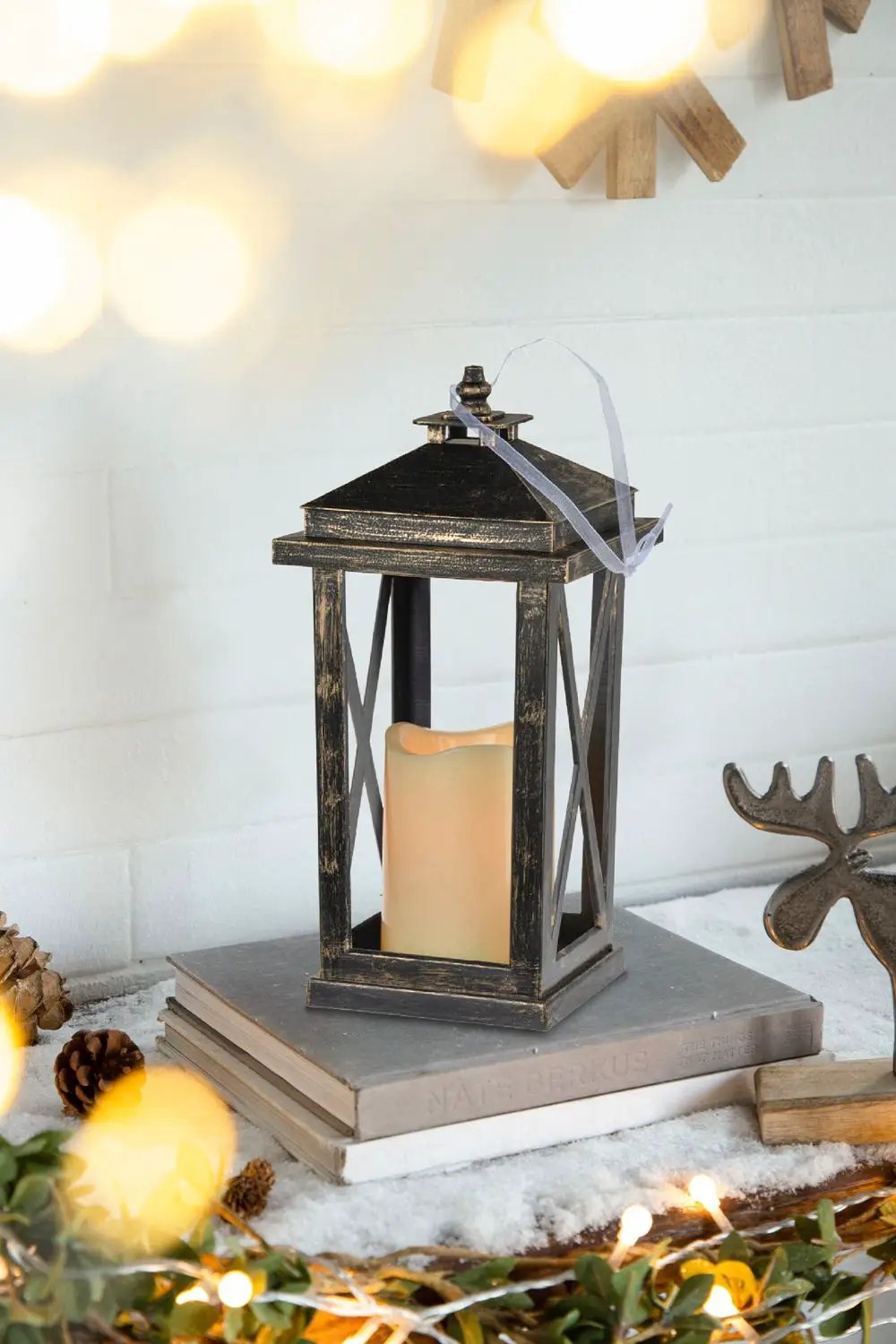 Menifee - Lantern With Led Candle (Set of 2) by Unique Piece Furniture