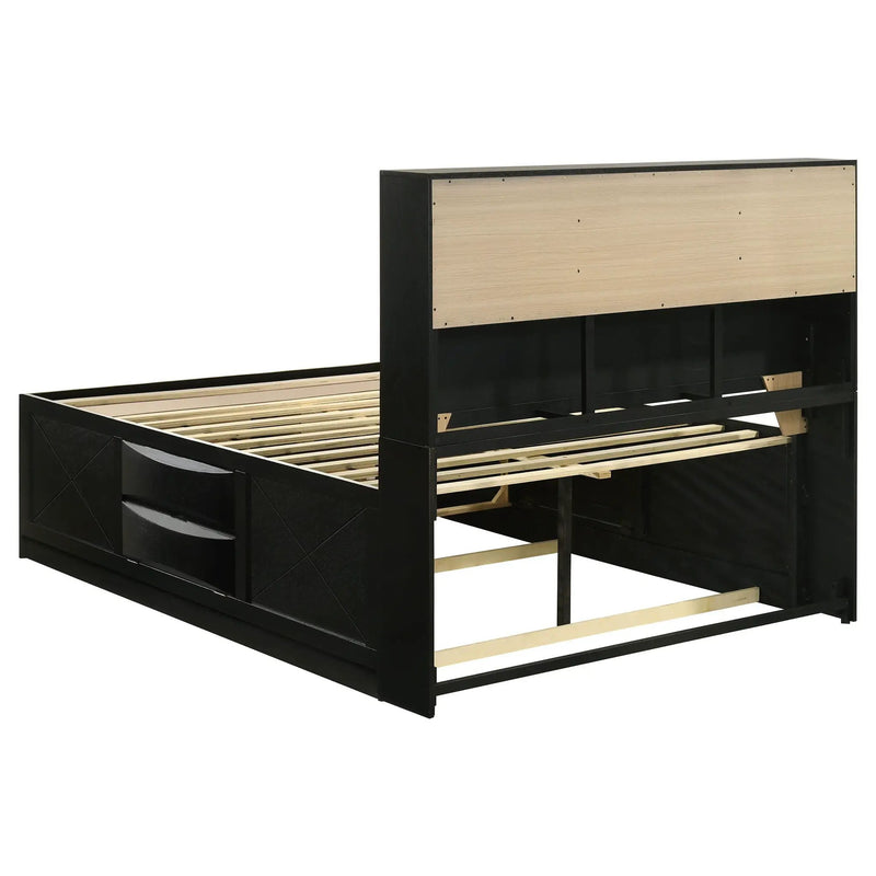 Briana 4-piece Queen Bedroom Set Black by Unique Piece Furniture