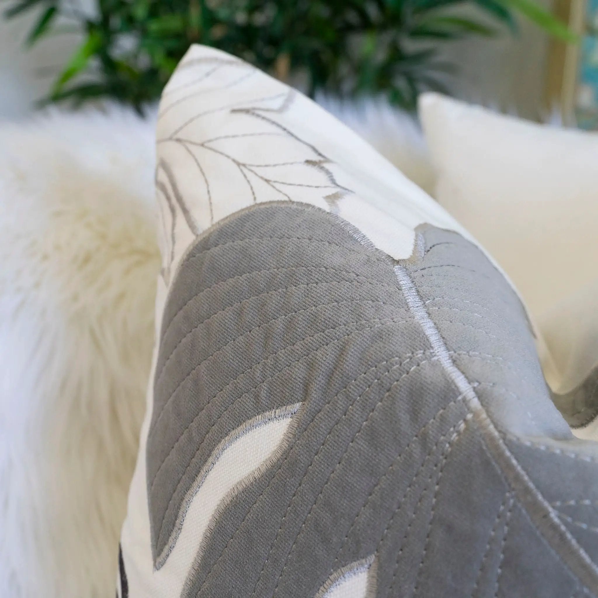 Autumn Vibes Leaf Accent Pillow by Unique Piece Furniture