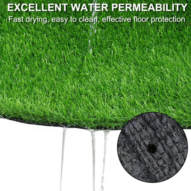 5FT x 10FT Outdoor Artificial Grass Runner Rug by HouseOfZazla