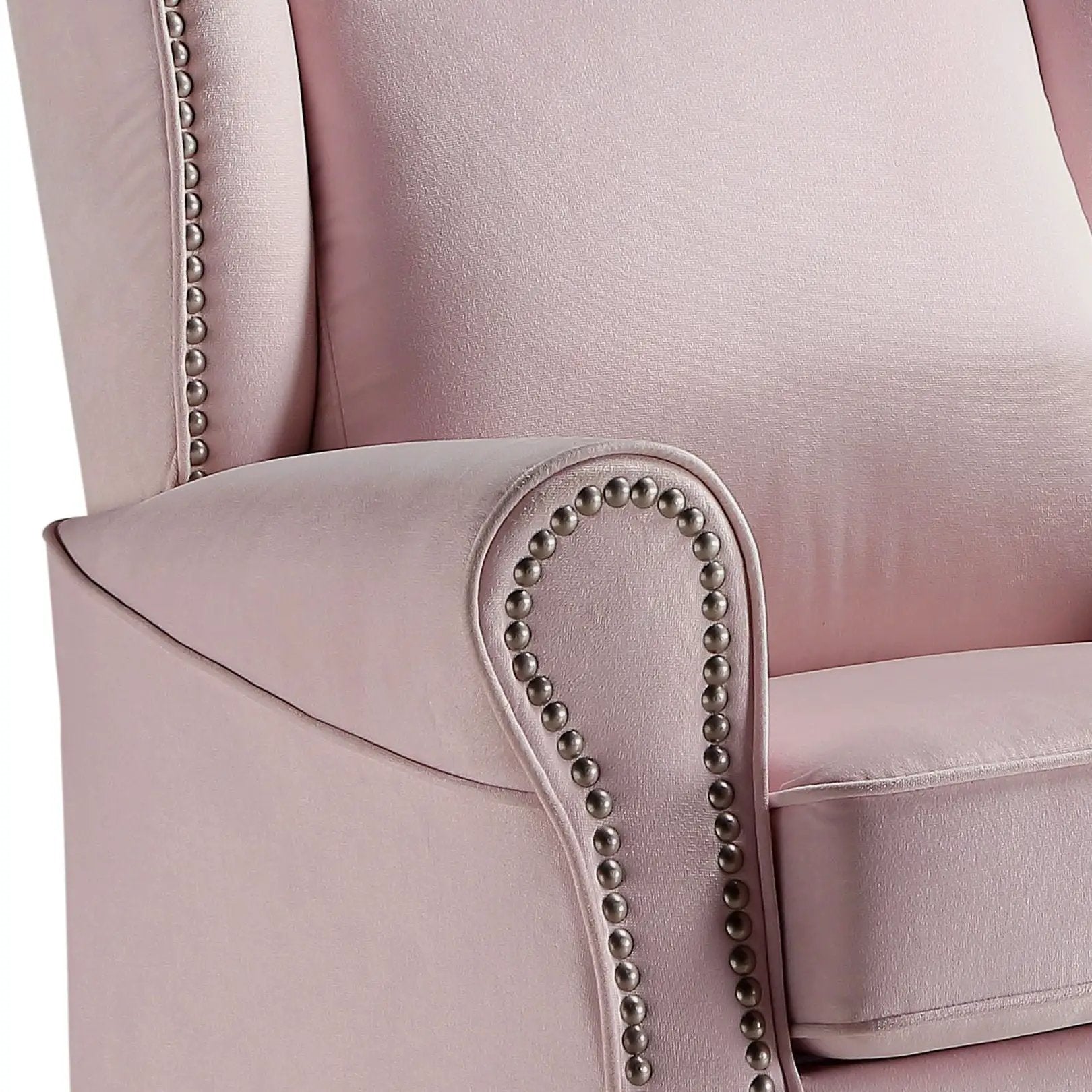 Tamaki - Glider Chair With Swivel - Pink by Unique Piece Furniture