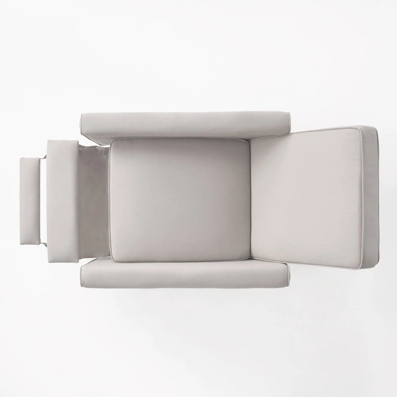 Upholstered Push Back Recliner Chair For Living Room by HouseOfZazla