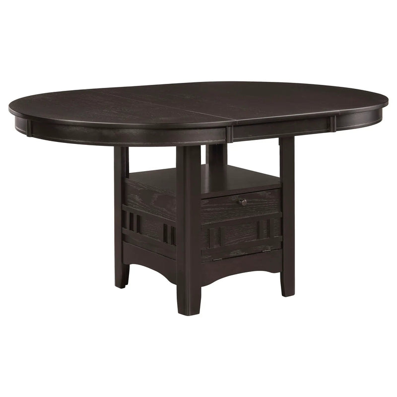 Illkirch - Oval Extension Leaf Dining Table With Expandable Surface - Espresso by HouseOfZazla