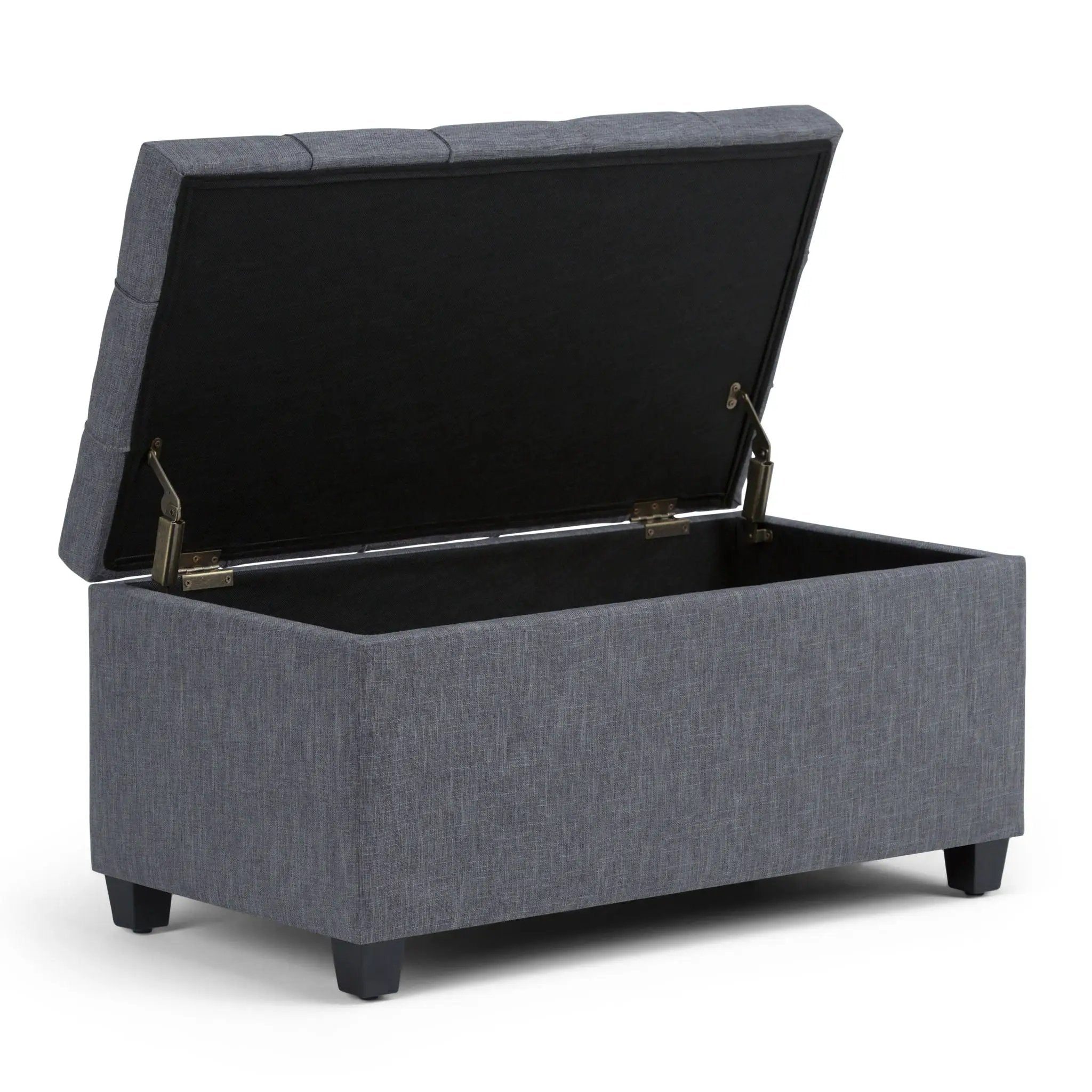 Sienna - Upholstered Storage Ottoman Bench by HouseOfZazla