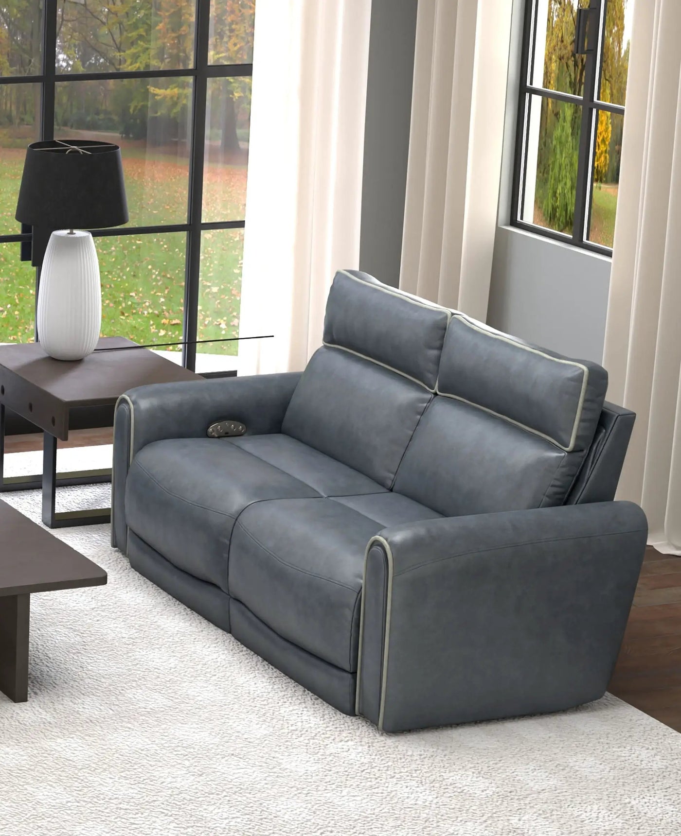 Nico - Power Headrest Reclining Loveseat by Unique Piece Furniture