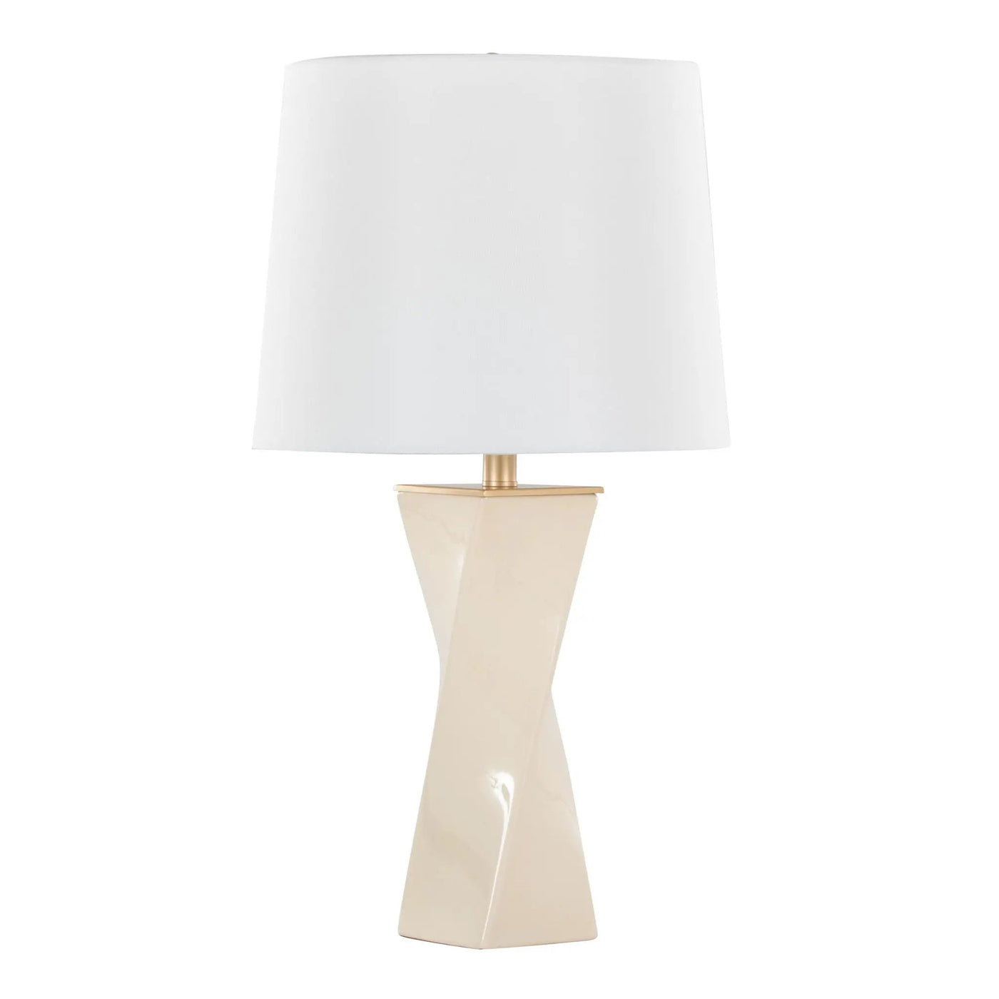 Curvo - Square Contemporary Table Lamp by HouseOfZazla
