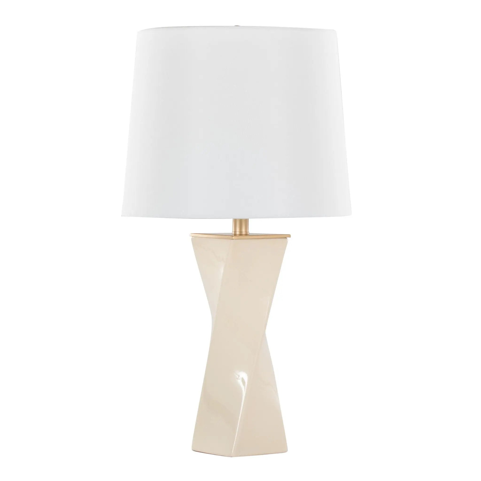 Curvo - Square Contemporary Table Lamp by HouseOfZazla