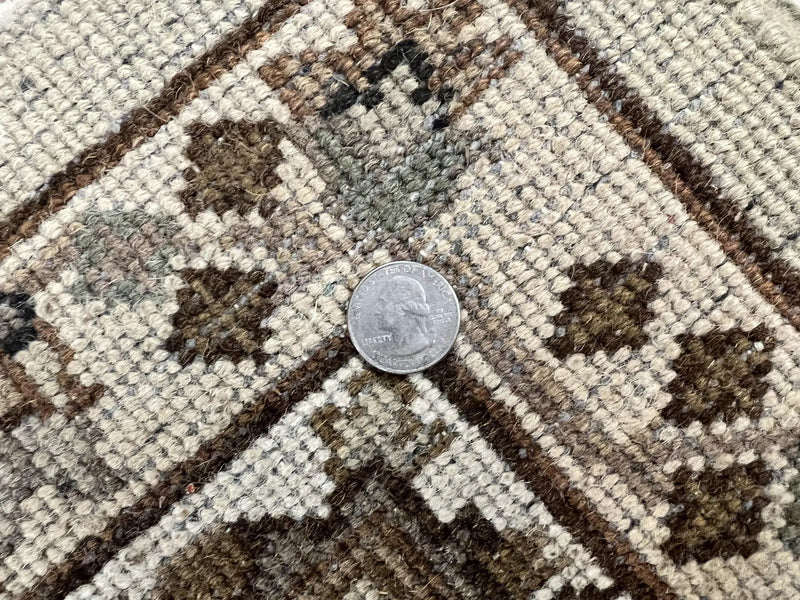 Indo Mahal Rug 6x9, Indian Carpet 6 x 9 ft, Light Green and Ivory, Floral Allover, Wool Oriental Carpet, Traditional Rug, Handmade by Jewel Rugs
