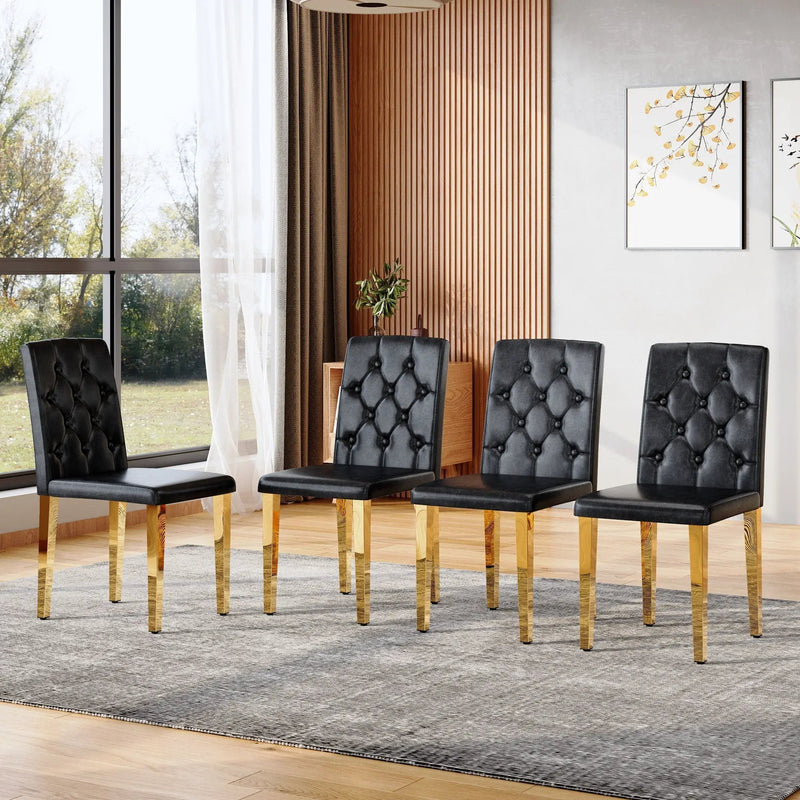 Dining Chairs With Ergonomic Buckle Backrest Comfort by HouseOfZazla