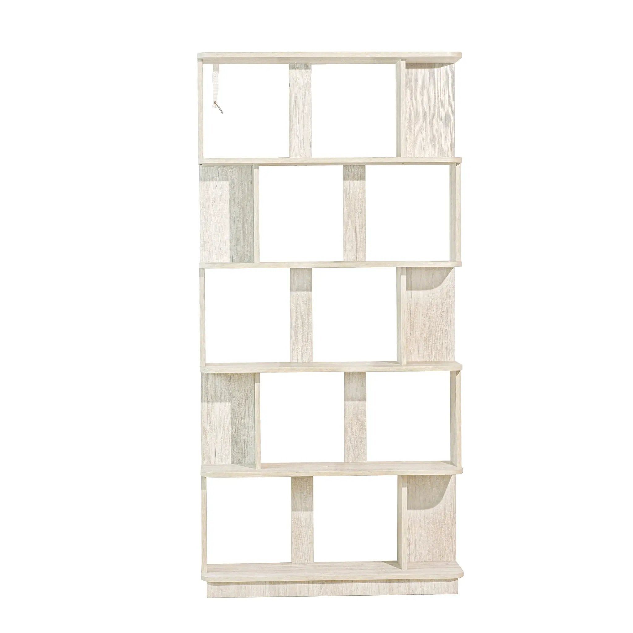Modern 5 Tier Open Storage Bookcase by HouseOfZazla