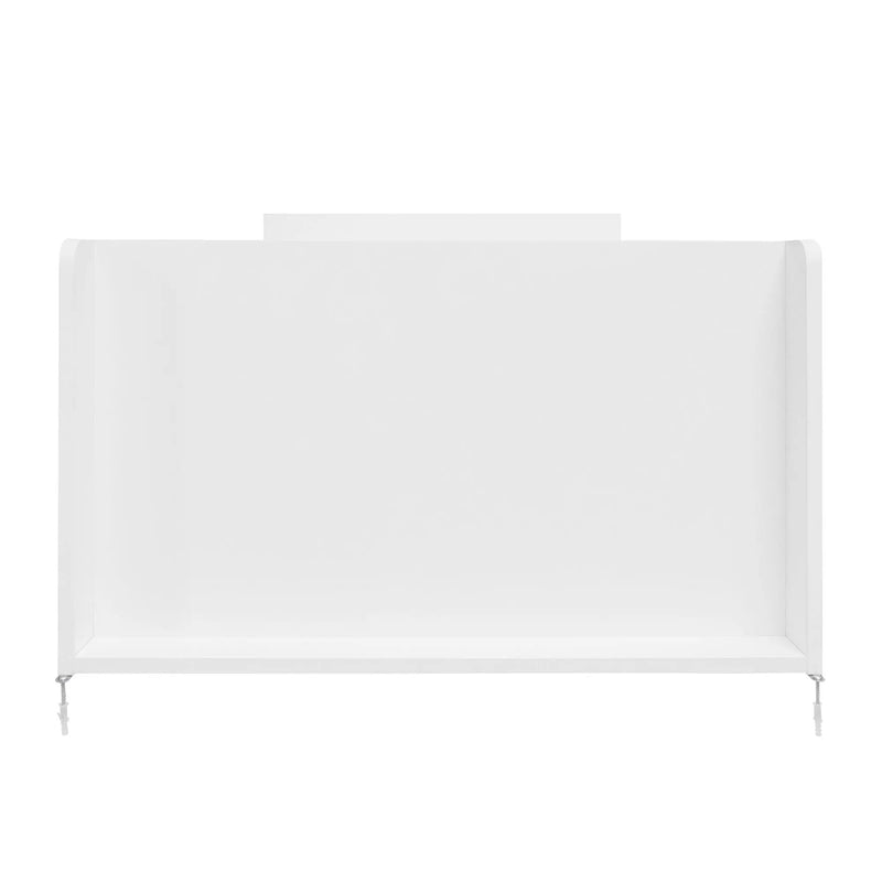 Wardrobe With 3 Drawers High Wardrobe Armoire With Rattan For Living Room Organizer - White by HouseOfZazla