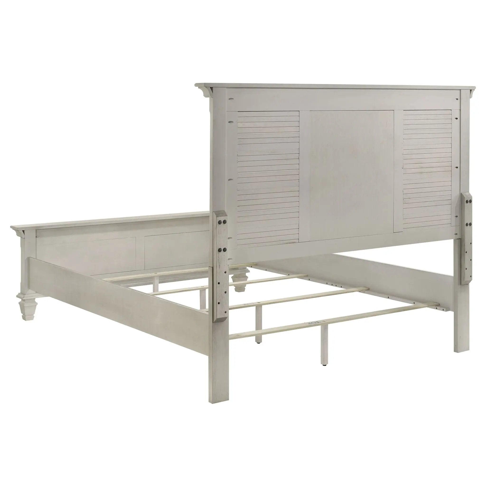 Franco 5-piece Queen Bedroom Set Distressed White by Unique Piece Furniture