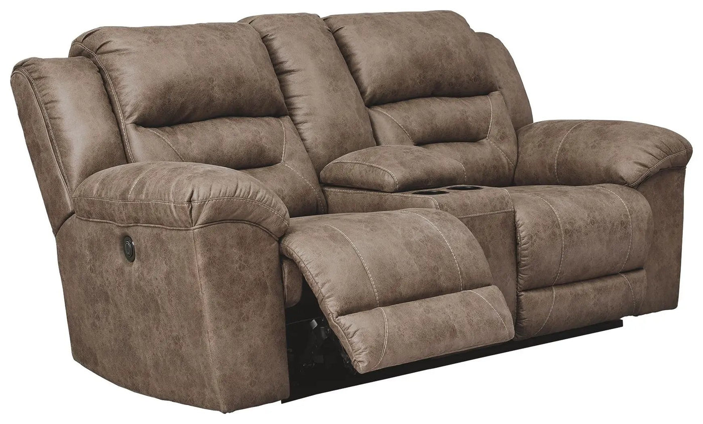 Stoneland - Power Reclining Loveseat by Unique Piece Furniture