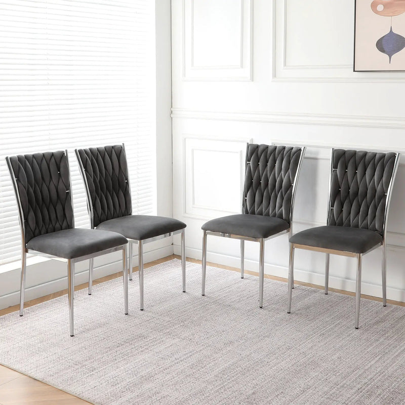 Modern Dining Chair Set For Dining Room by HouseOfZazla