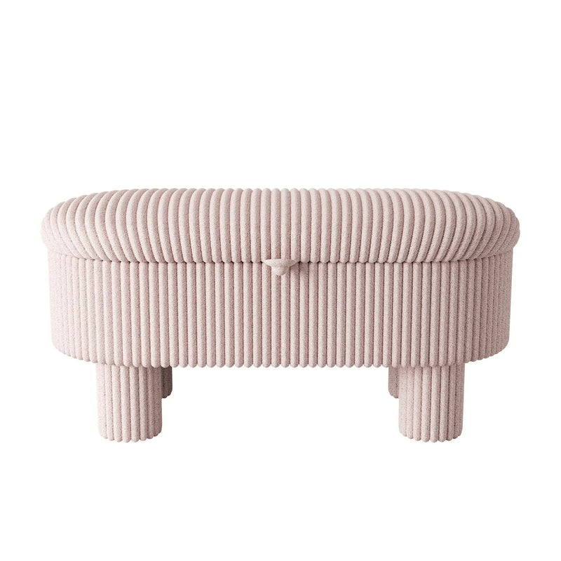 Storage Ottoman Upholstered Bench With Lift-Top Storage by HouseOfZazla