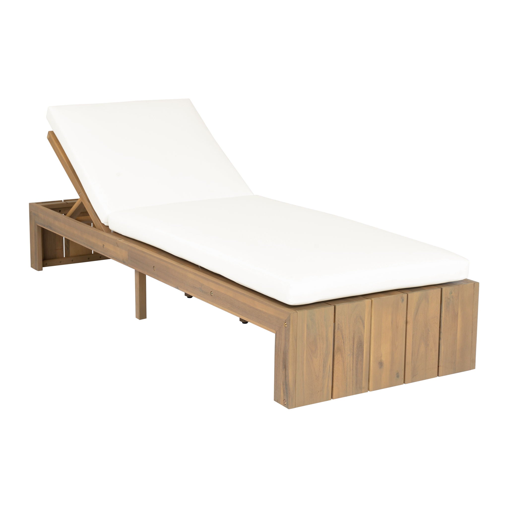 Adjustable Outdoor Chaise Lounge Patio Recliner With Removable Cushion by HouseOfZazla