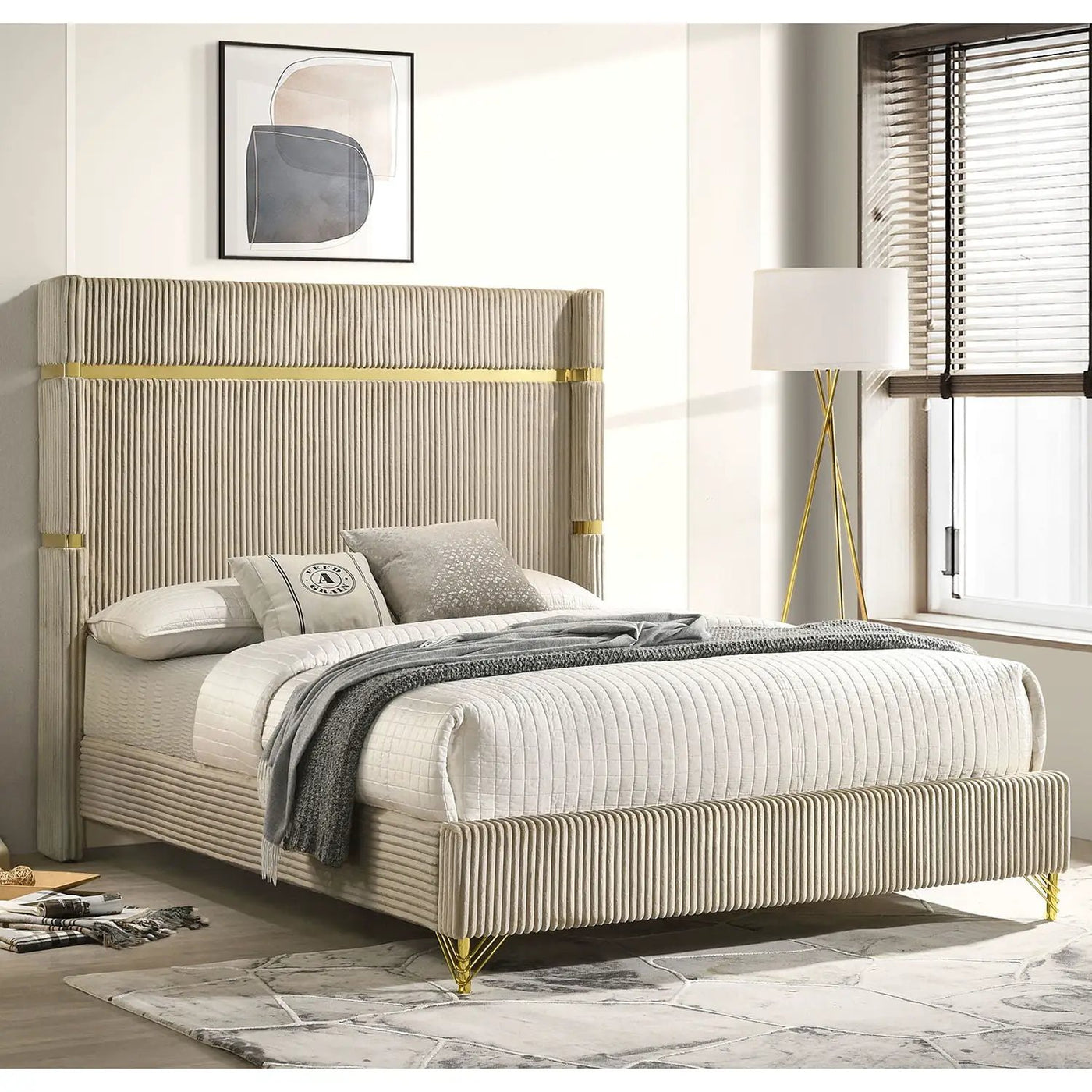 Malcolm - Wingback Bed by HouseOfZazla
