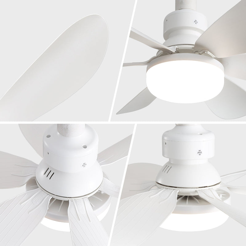 20-Inch Socket Fan Light Portable Ceiling Fan with Light and Remote by HouseOfZazla