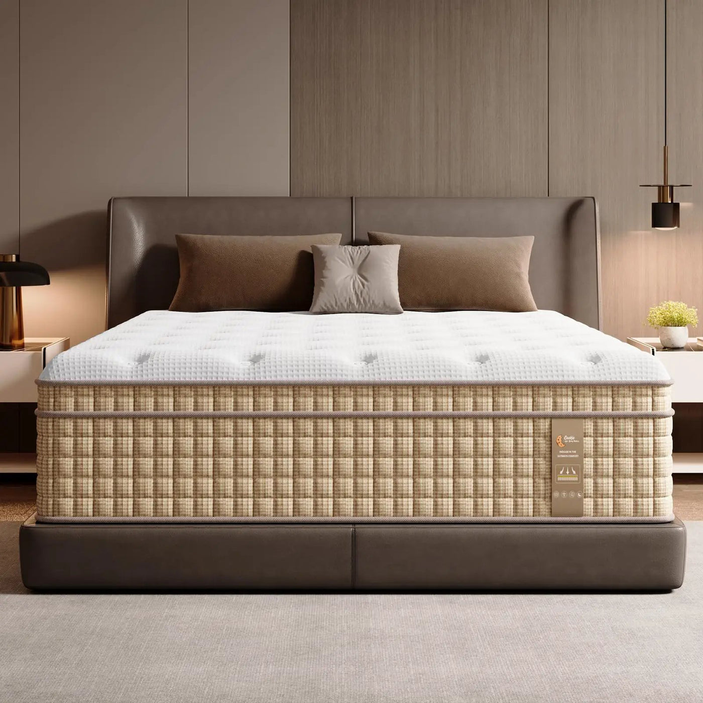 12" Hybrid Mattress With Innersprings & Gel Memory Foam by Unique Piece Furniture