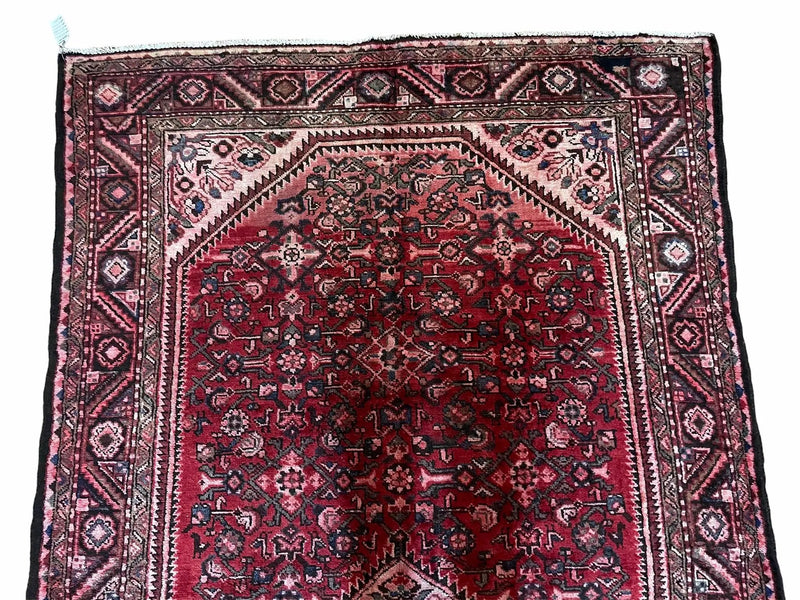 5.5 X 10 Antique Handmade Wool Tribal Gallery Rug All Over Red Runner Corridor by Jewel Rugs