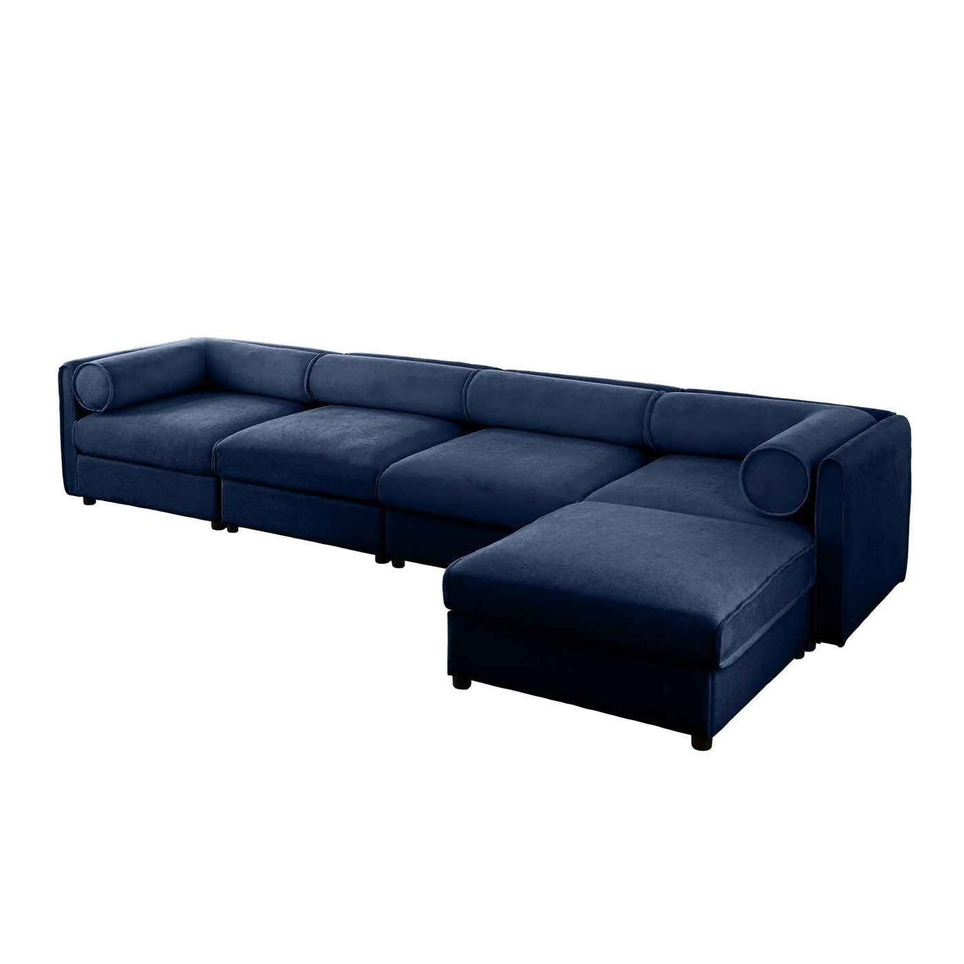 Contemporary Elegant Sofa With Storage And Ottoman by Unique Piece Furniture