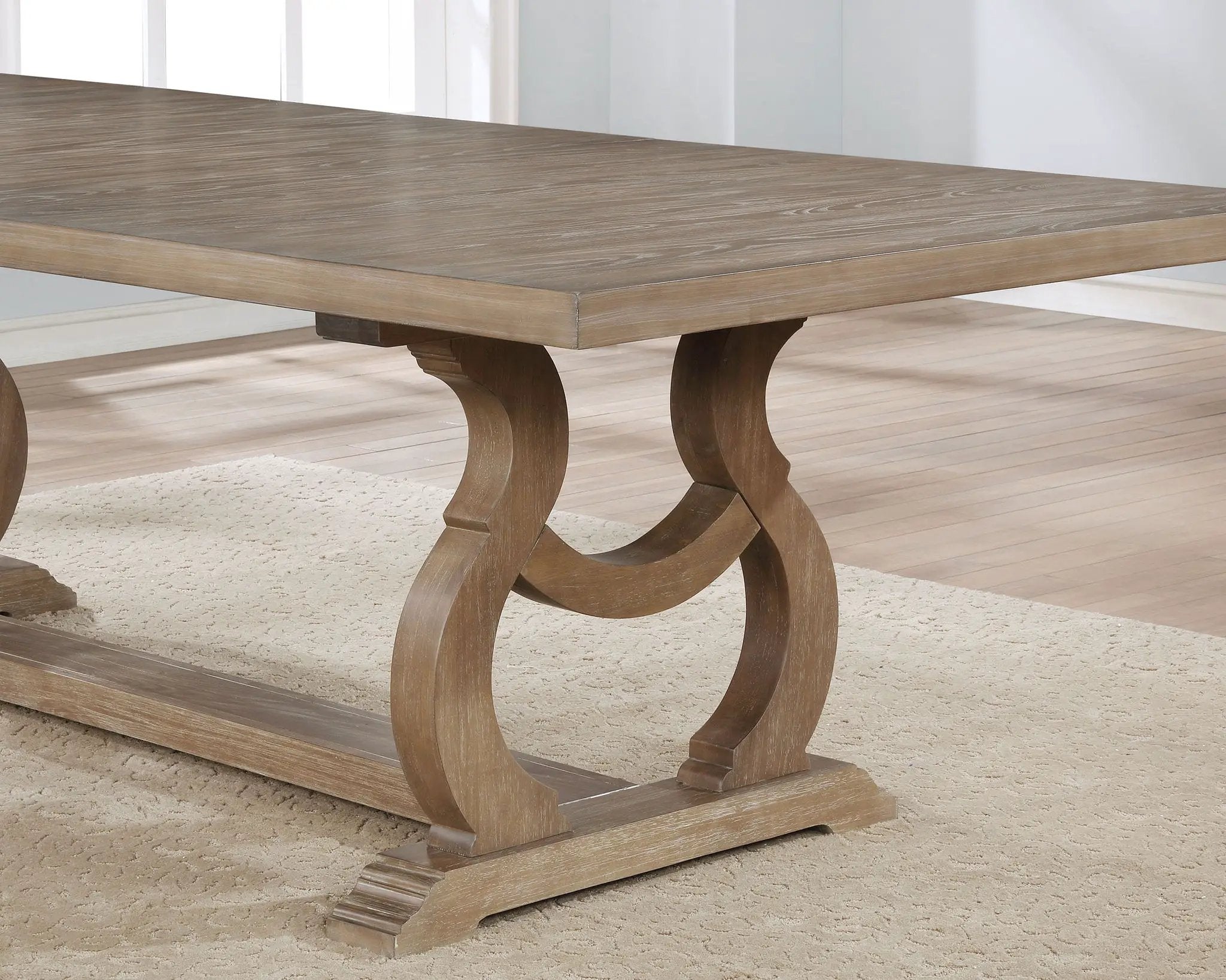 Brockway 7-piece Extension Leaf Dining Set Barley Brown by Unique Piece Furniture