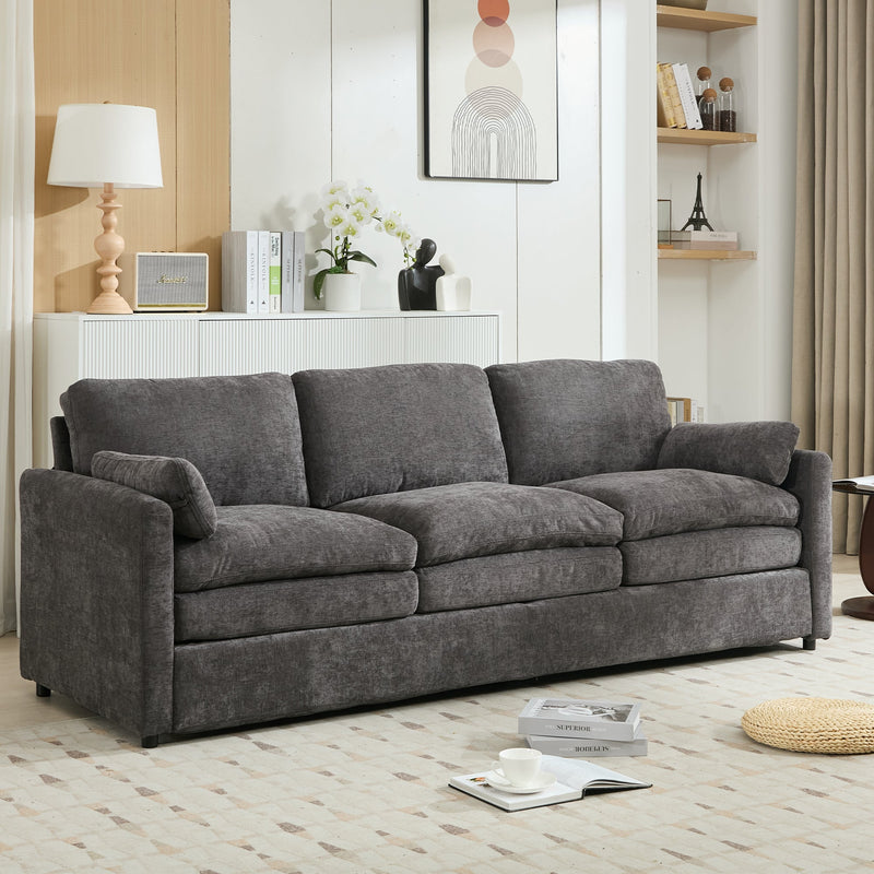 Cozy Upholstered Oversized 3-Seater Cloud Sofa by BLAKHOM