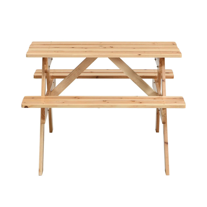 Durable Solid Wood Children's Dining Table And Chairs Set, Multi-Functional by HouseOfZazla