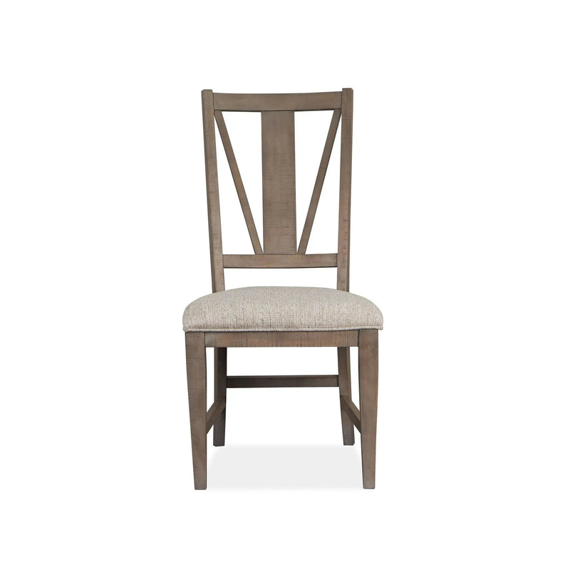 Paxton Place - Dining Side Chair With Upholstered Seat (Set of 2) - Dovetail Gray by Unique Piece Furniture