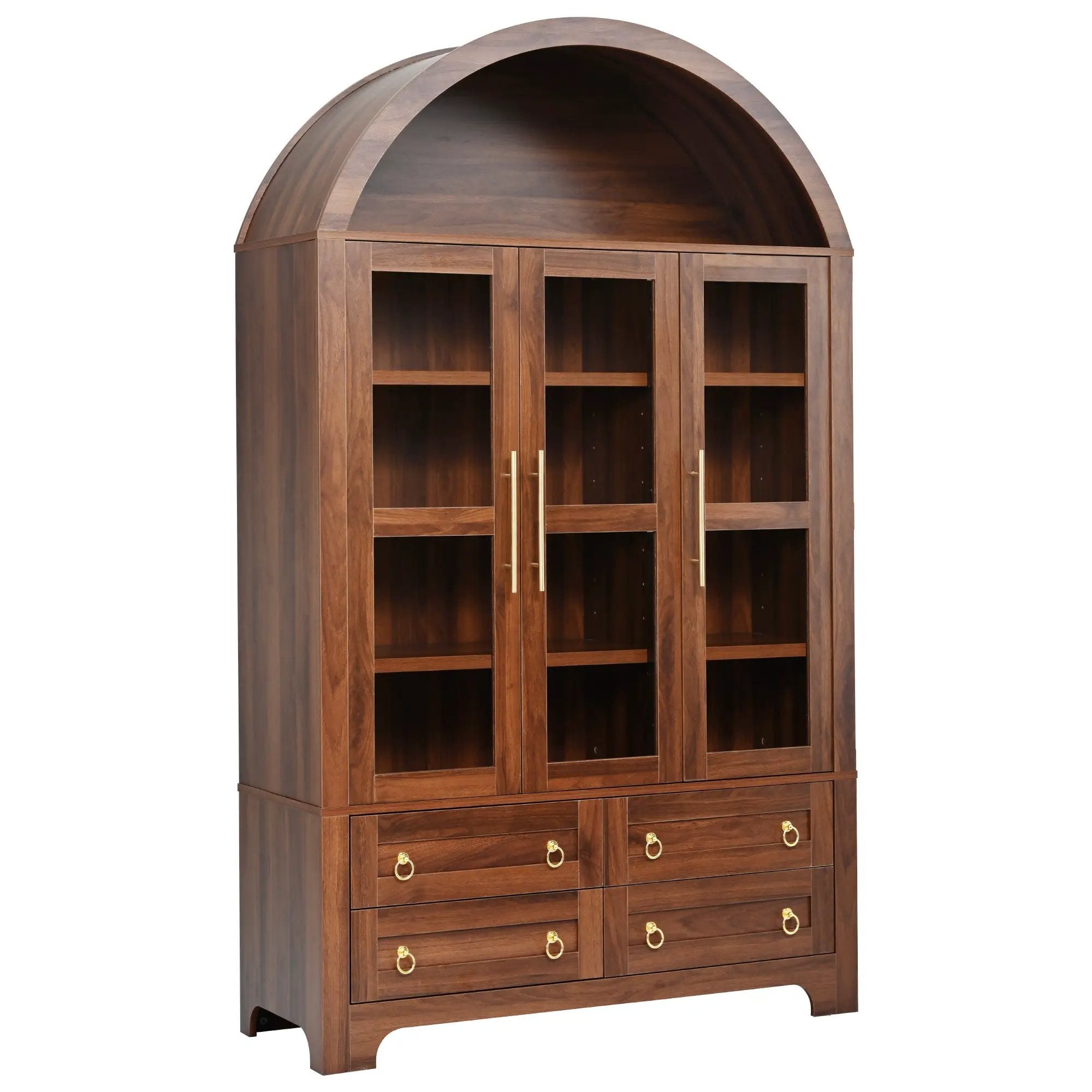 K&K 72.8" Tall Arched Pantry Cabinet by HouseOfZazla