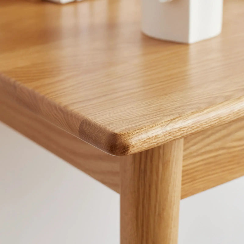 Computer Desk, Study Desk With Drawer Simple Work From Home - Oak Natural by HouseOfZazla