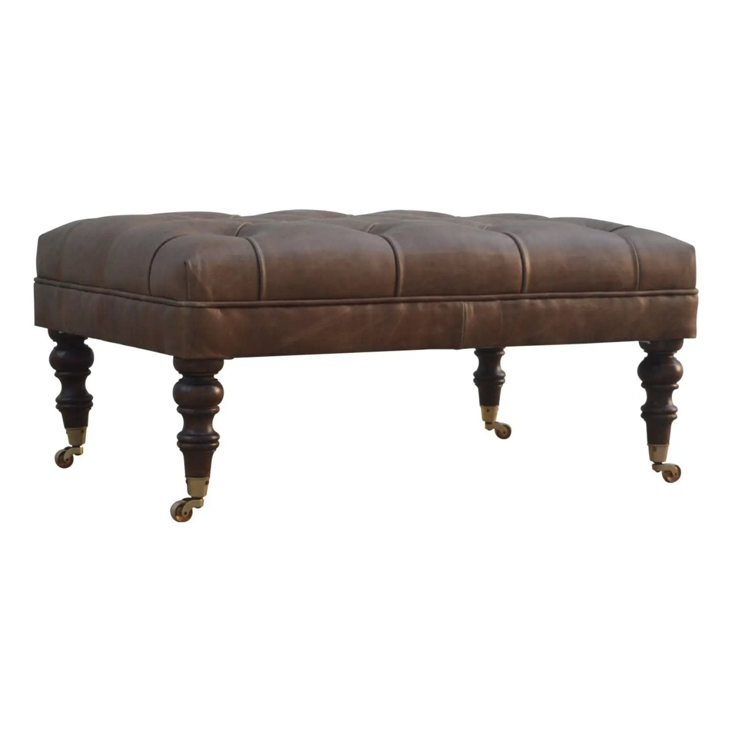 Buffalo - Ottoman With Castor Legs by Unique Piece Furniture