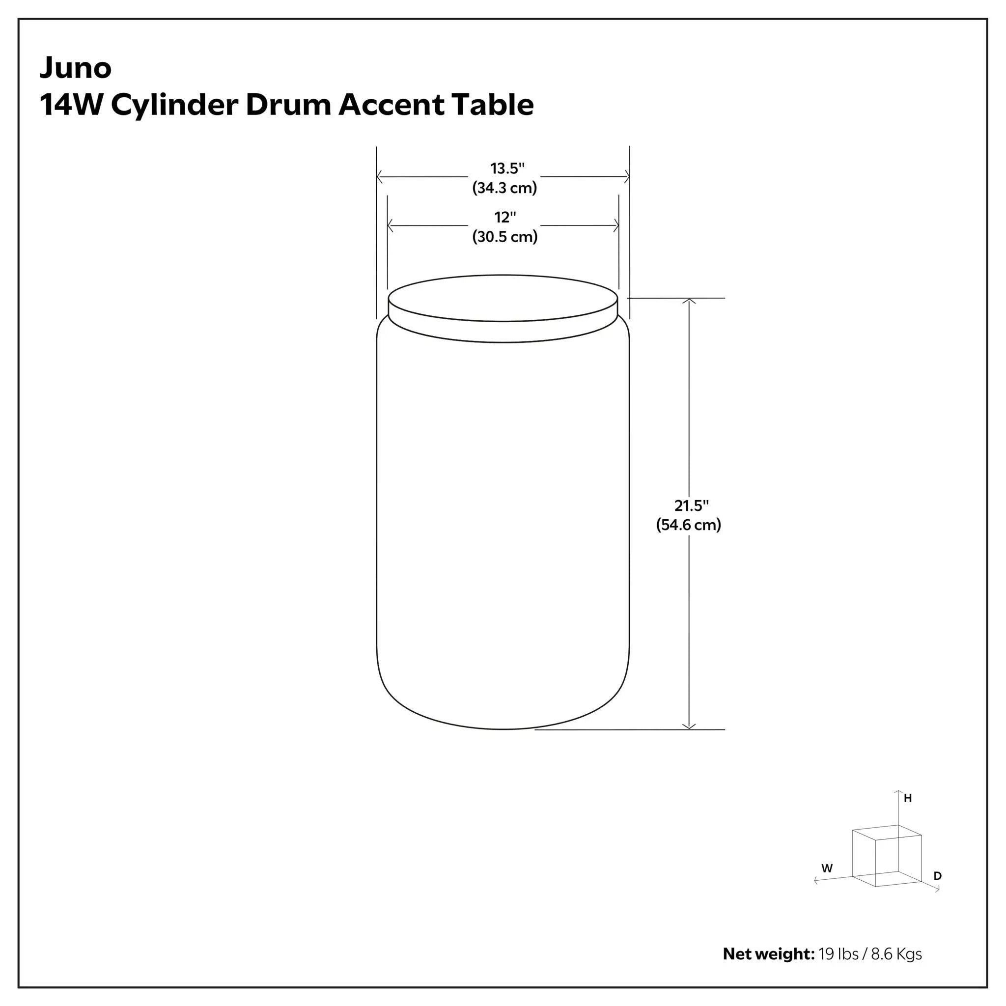 Juno - Cast Aluminum Side Table - Black by Unique Piece Furniture