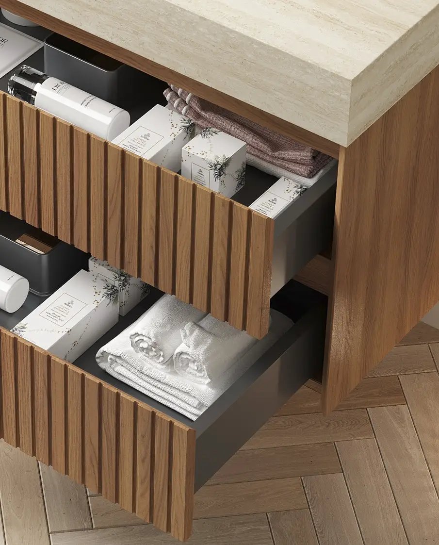 Tilley 36'' Wall-Mounted Cabinet with 2 Drawers by HouseOfZazla