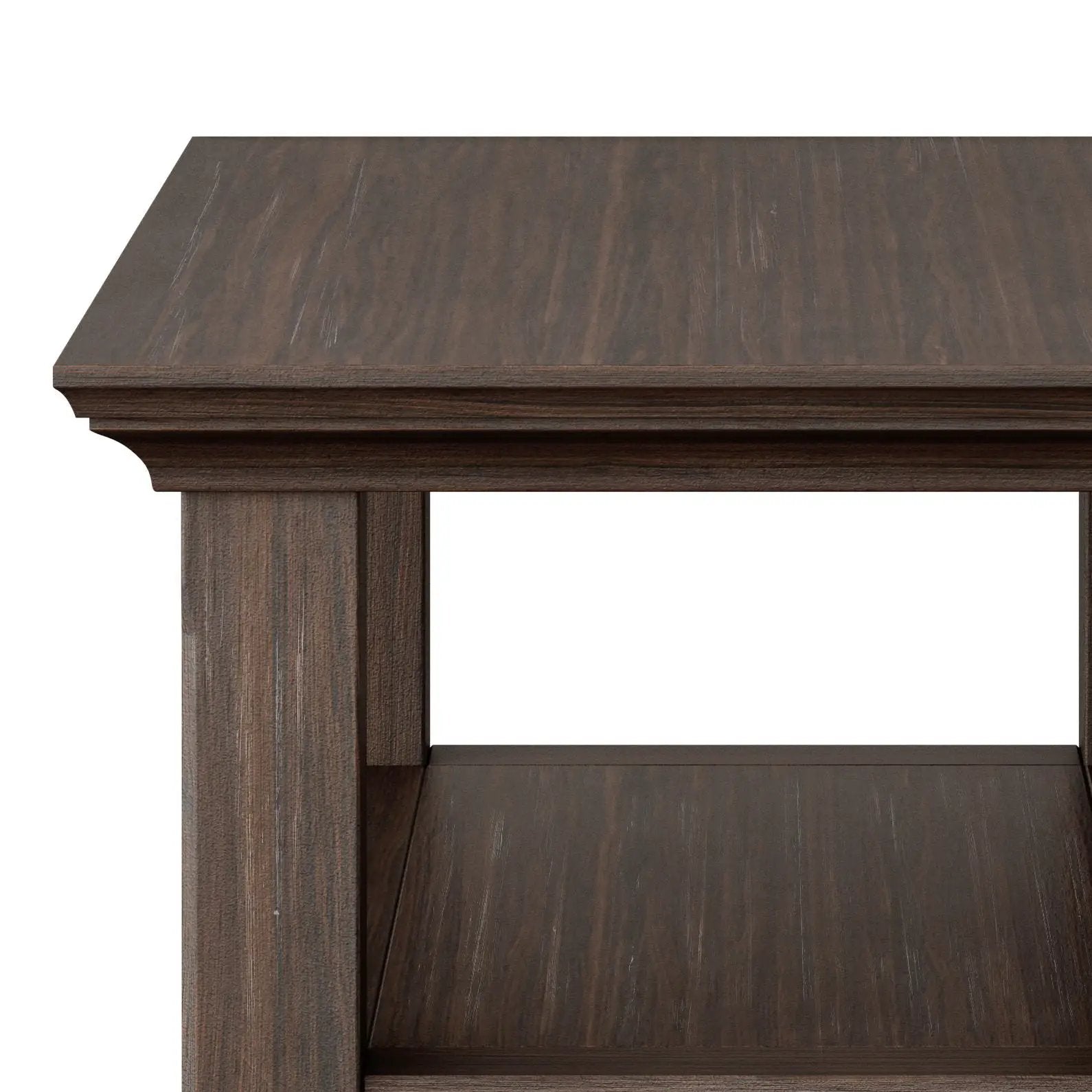 Acadian - Narrow Side Table - Farmhouse Brown by Unique Piece Furniture