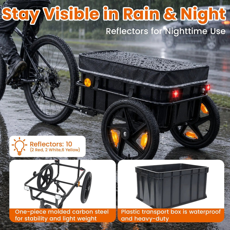 2-in-1 Bike Cargo Trailer Pushcart by HouseOfZazla