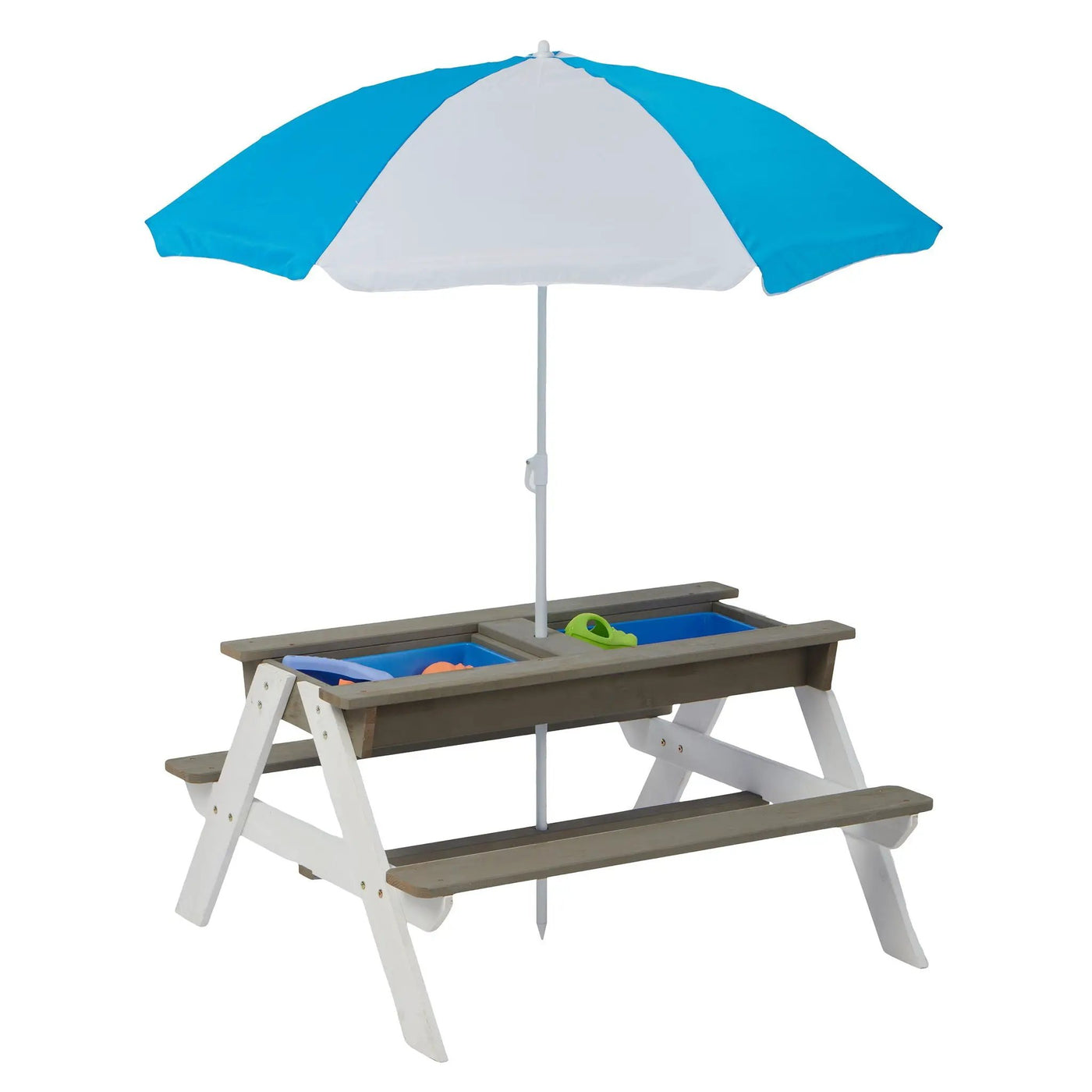 Kids Picnic Table With Sand and Water Table Conversion by HouseOfZazla