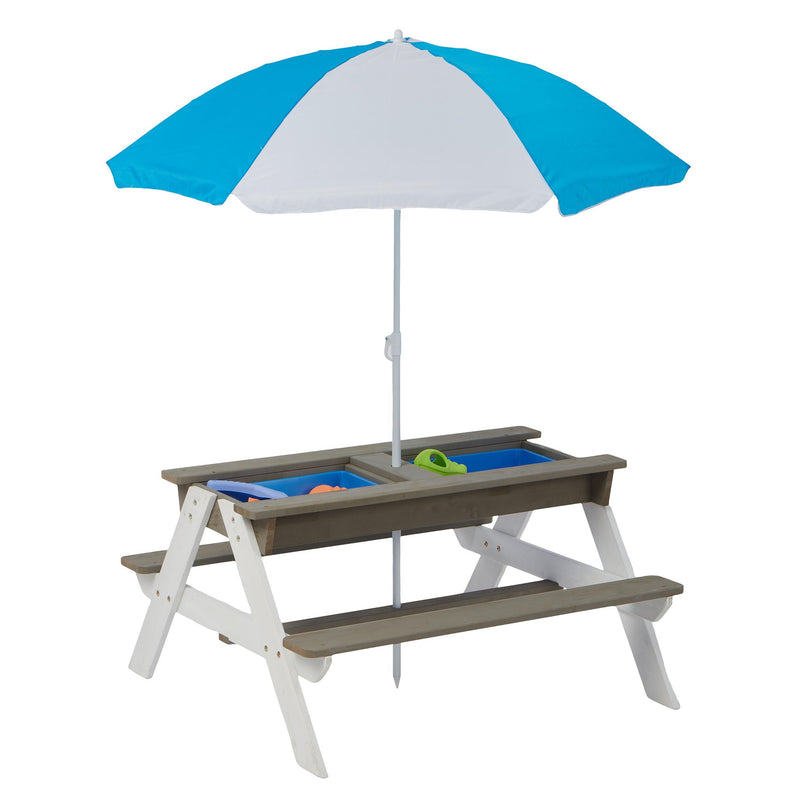 Kids Picnic Table With Sand and Water Table Conversion by HouseOfZazla