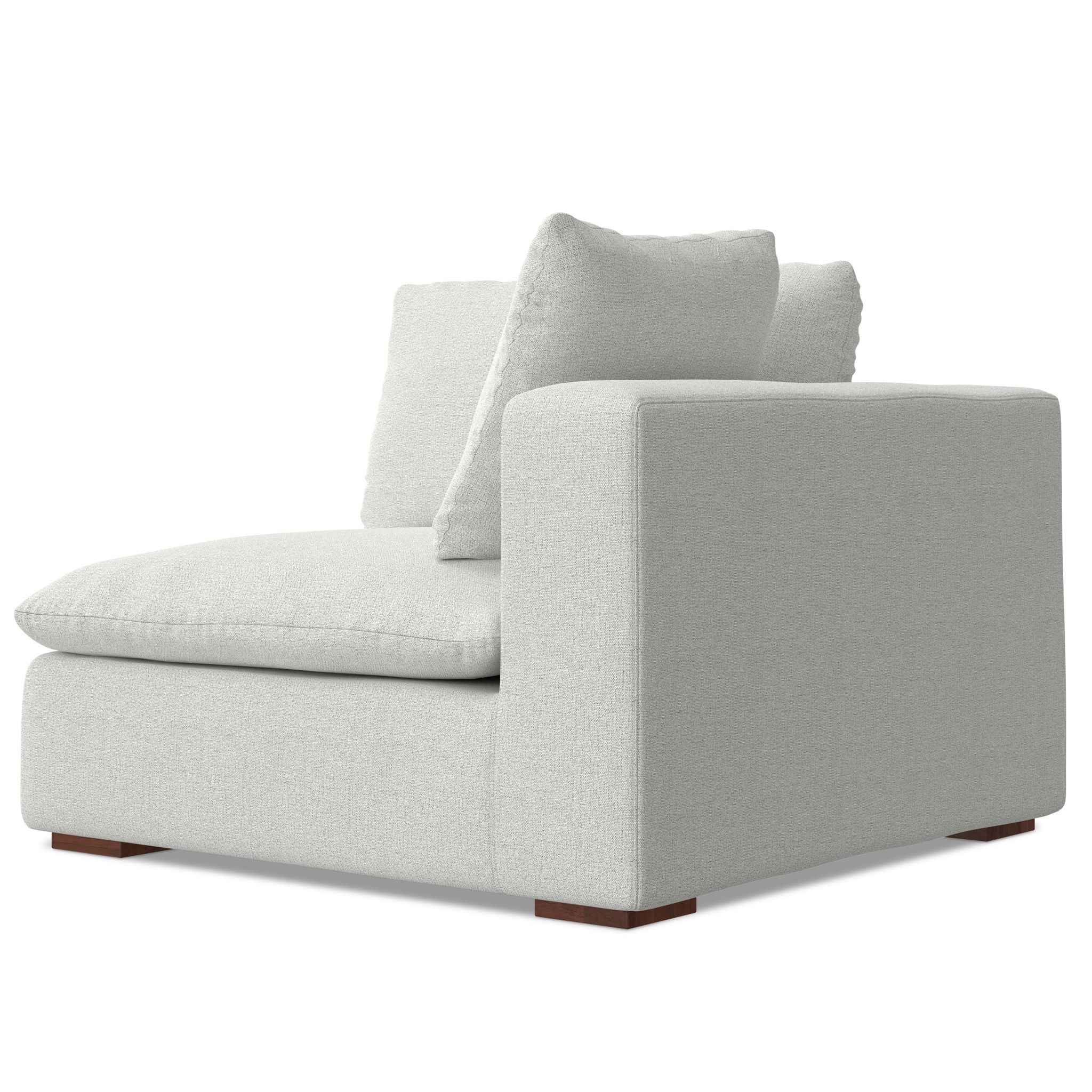 Jasmine - Right Arm Sofa Module - Gray by HouseOfZazla
