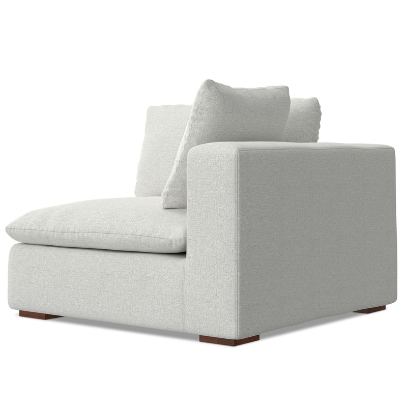 Jasmine - Right Arm Sofa Module - Gray by HouseOfZazla