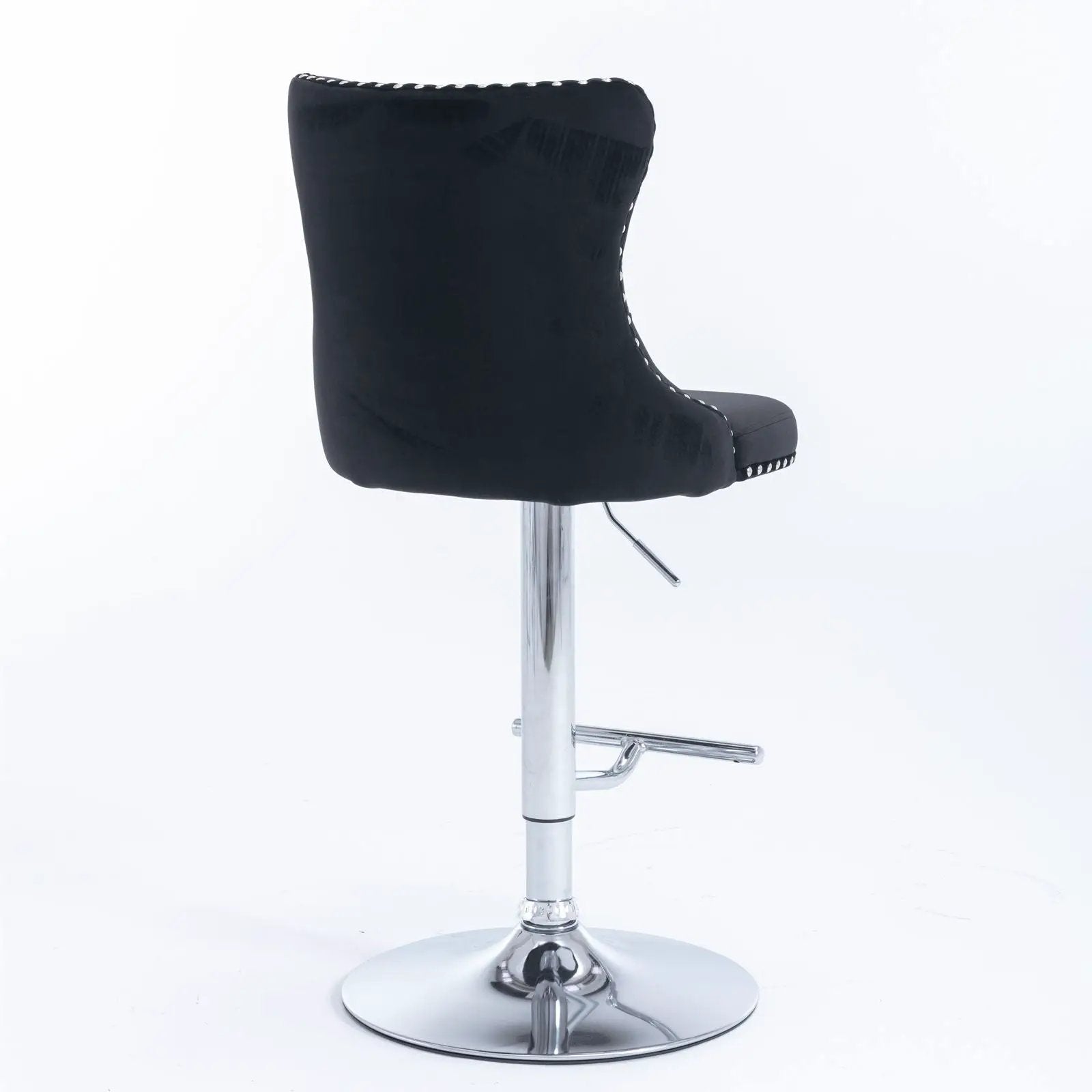 Swivel Adjustable Height Barstools Set of 2 by HouseOfZazla