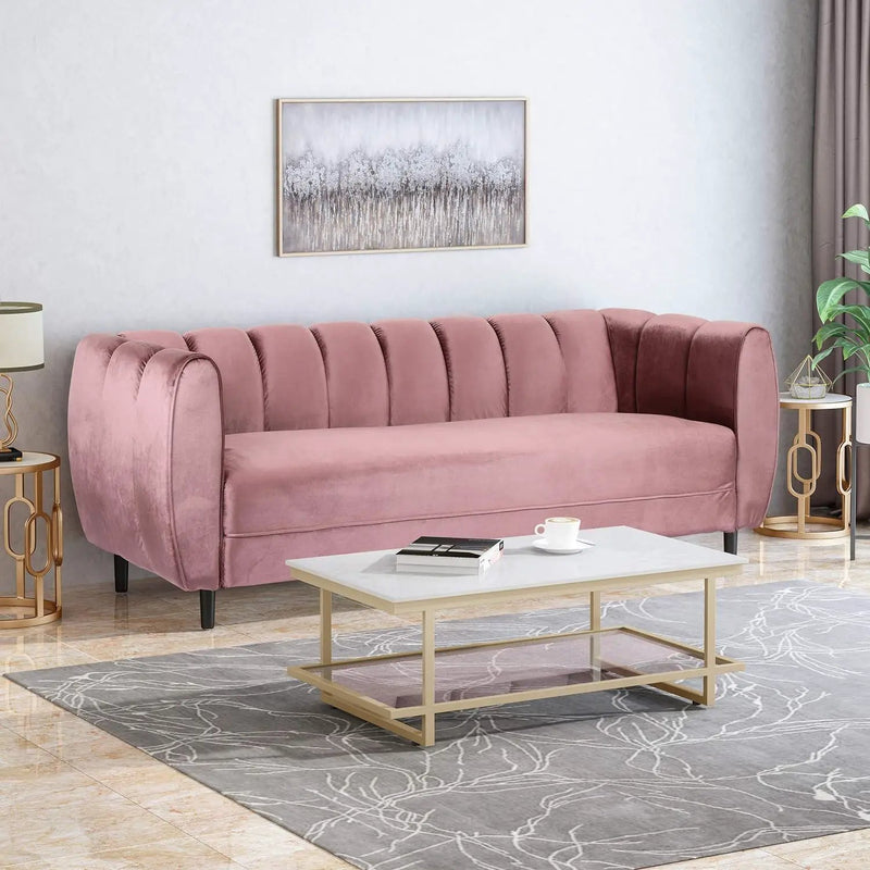 Miranda - Modern Glam 3 Seater Sofa by HouseOfZazla