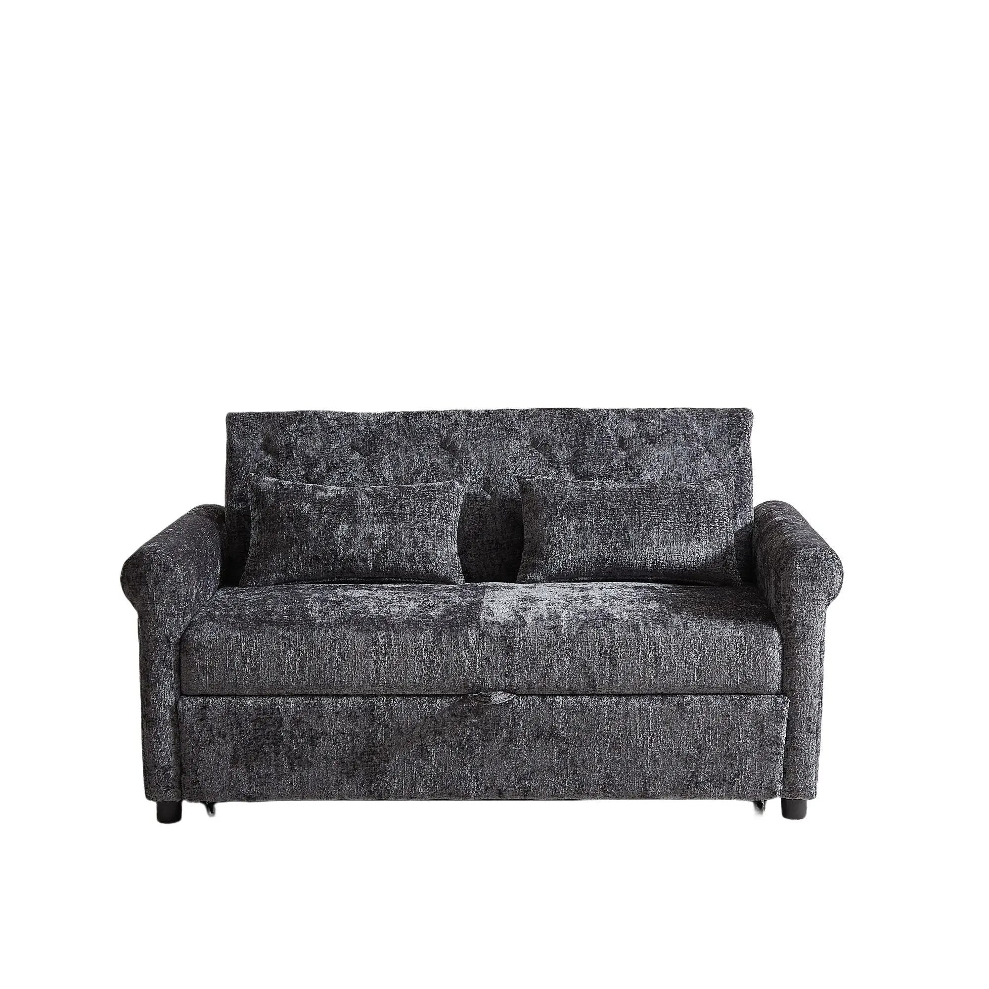 Loveseat Sofa Bed, Pull - Out Couch Sleeper & 2 Pillows by HouseOfZazla