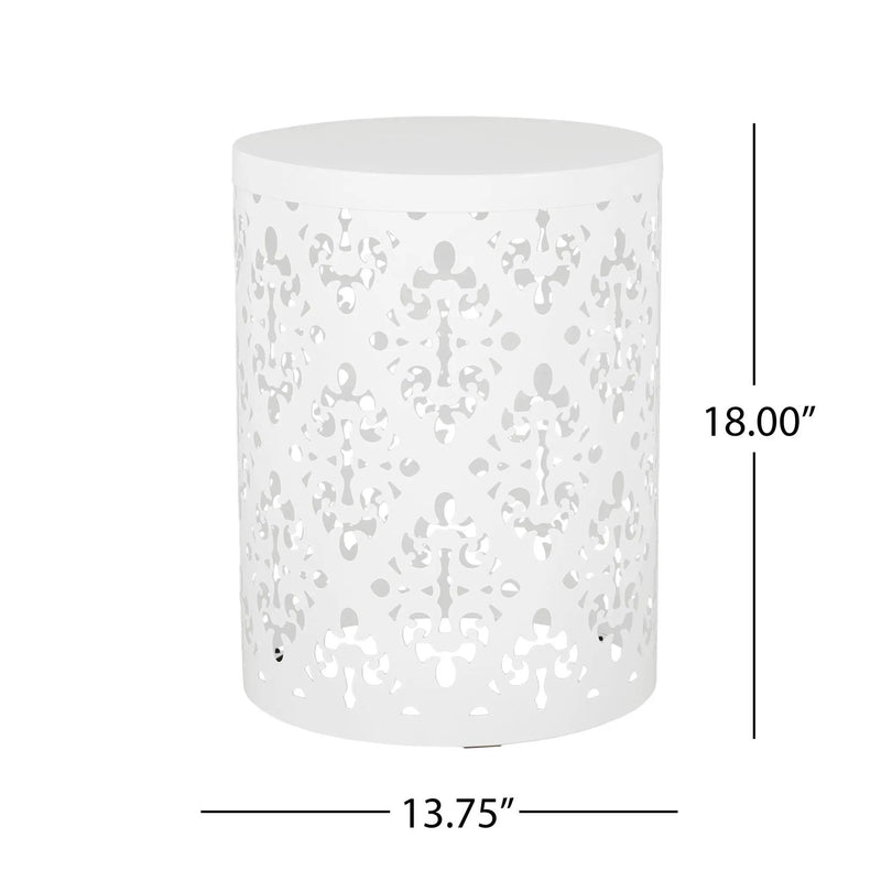 Outdoor Metal Modern Design End Table by HouseOfZazla