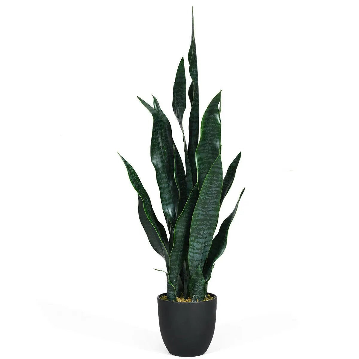 35.5 Inch Indoor-Outdoor Artificial Fake Snake Plant by DirectDeals