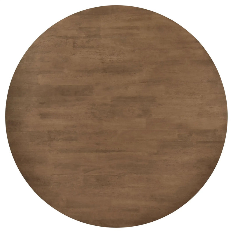 Guinea - Dining Table With Interlocking Base Design - Walnut by HouseOfZazla