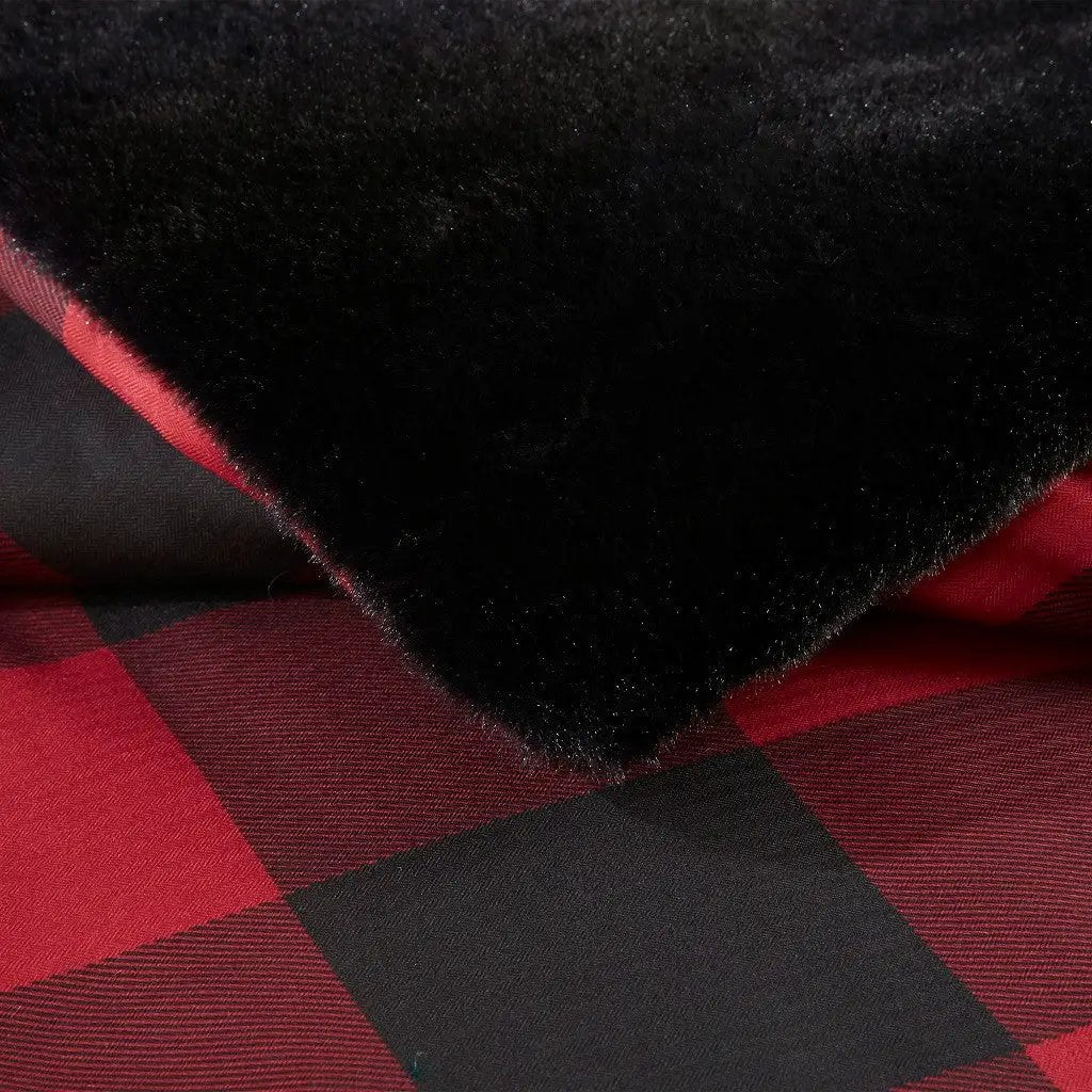 King/Cal King Faux Wool to Faux Fur Down Alternative Comforter Set by HouseOfZazla