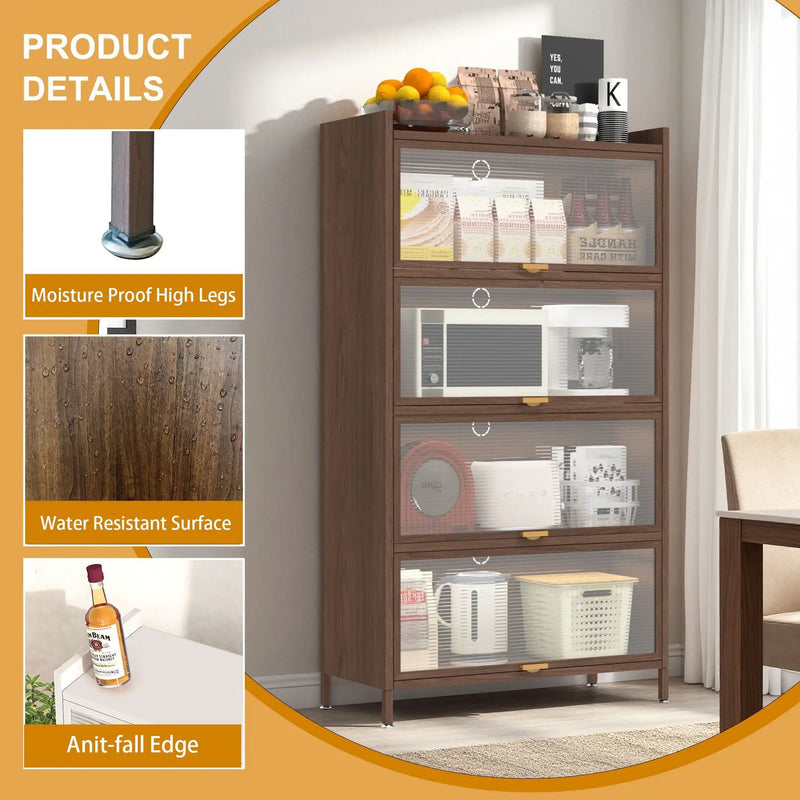Flip Doors Cabinet, With Ample Storage Space by Unique Piece Furniture