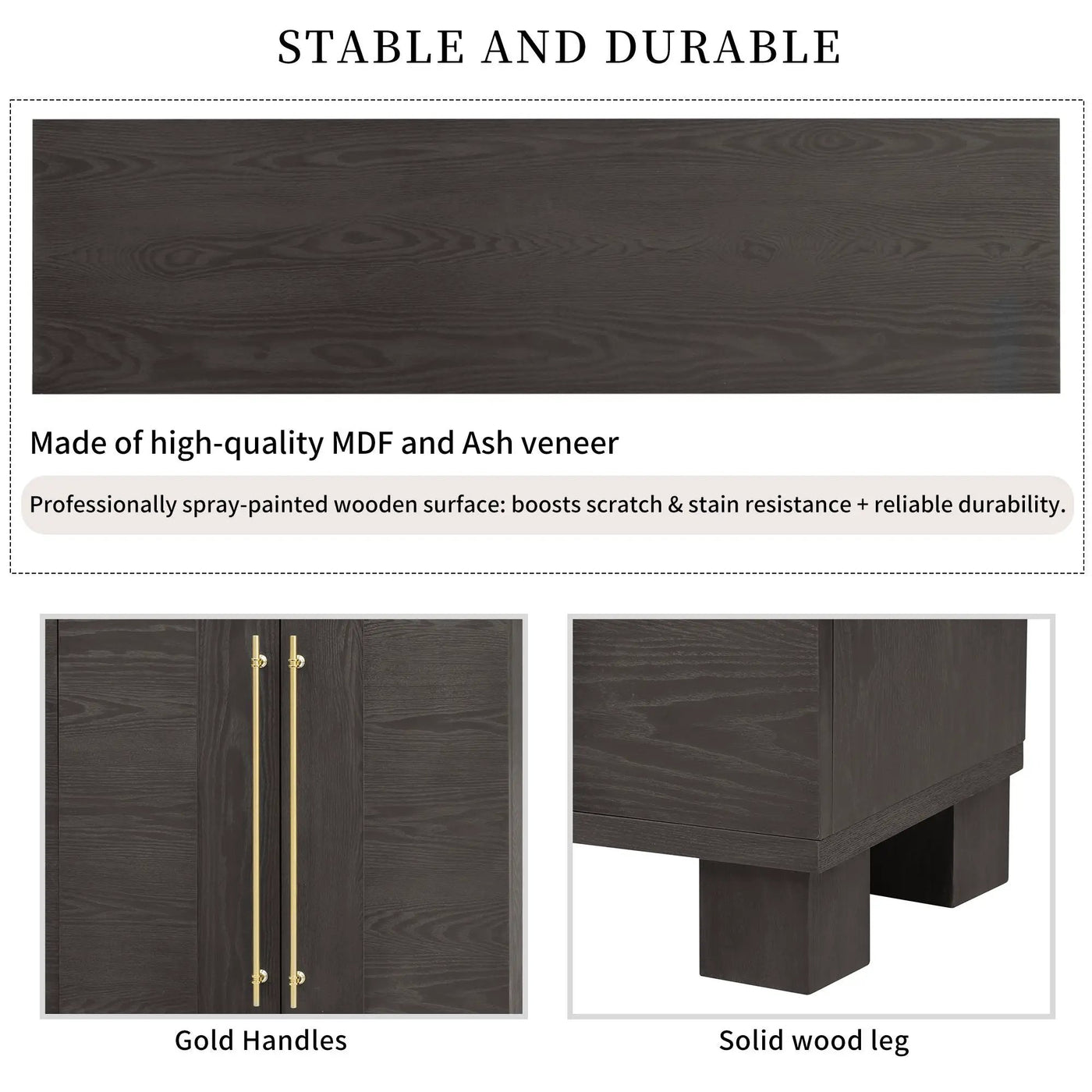 Sideboard With Adjustable Shelves by Unique Piece Furniture
