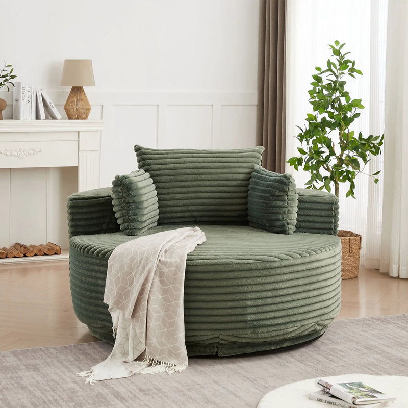 Swivel Chair With 360° Rotation For Living Room by HouseOfZazla